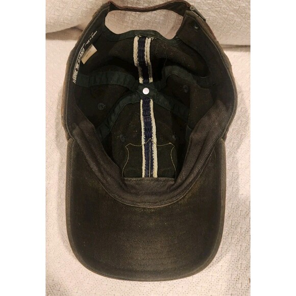 Converse Green One Star 14 Hat Embroidered Baseball Hat Cap Leather Connector - Picture 6 of 6